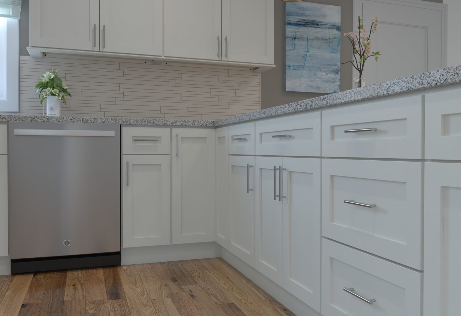 Frost Cabinets: Painted white finish | Choice Cabinet